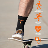 Ankle Sleeve and Circulation Socks Bundle (Large)