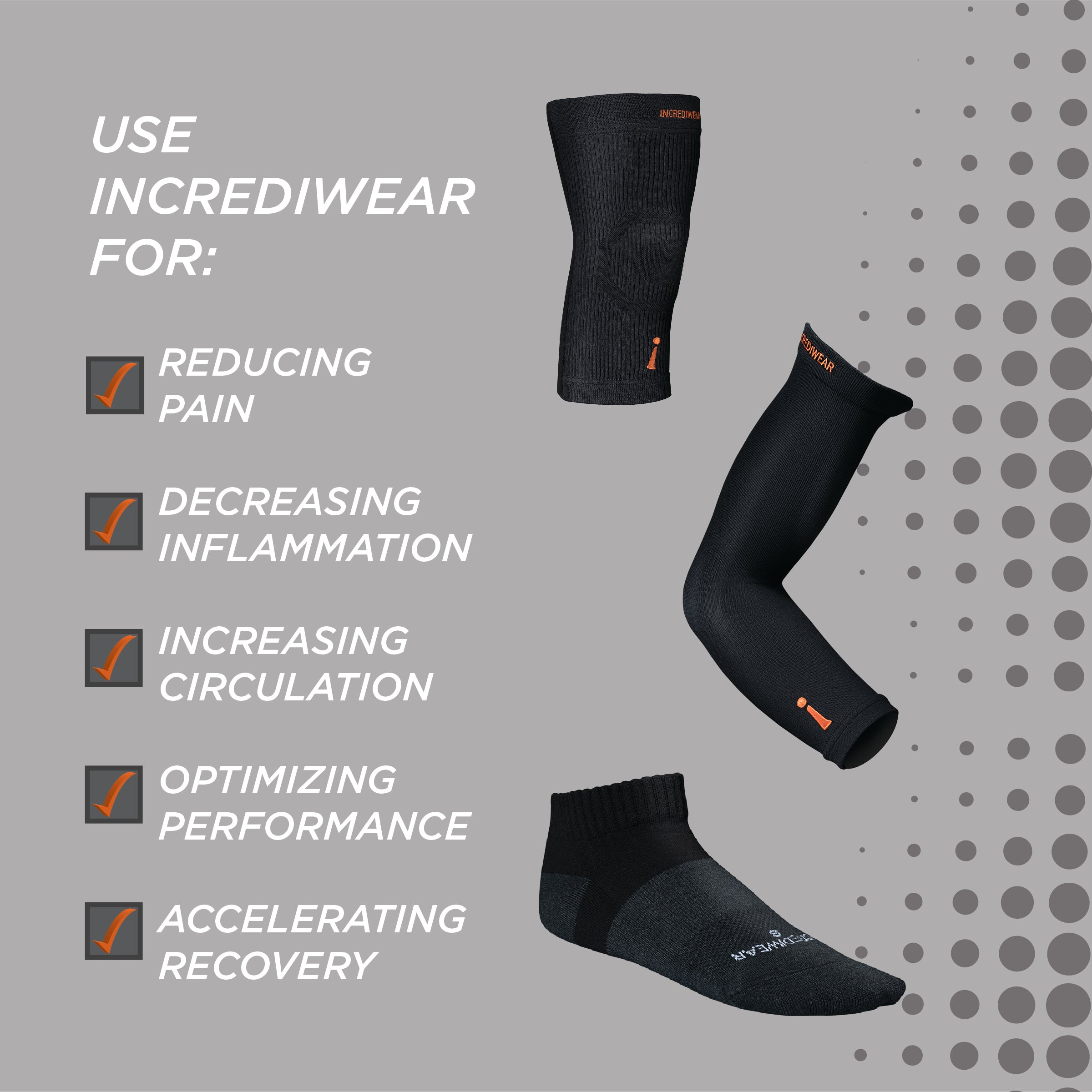 Incrediwear Ankle Sleeve for Support and Recovery Incrediwear Ireland