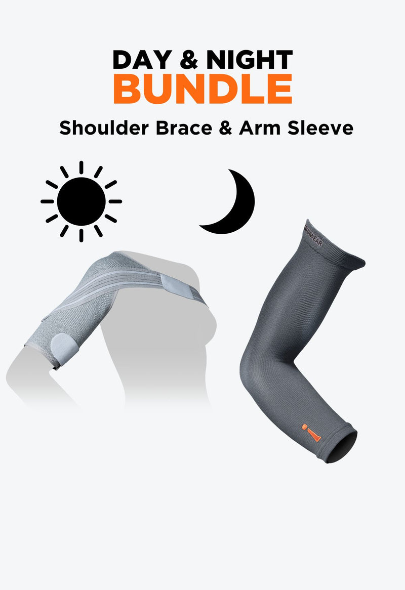 Shoulder Brace and Arm Sleeve Bundle